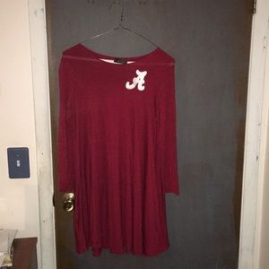 Red University of Alabama dress